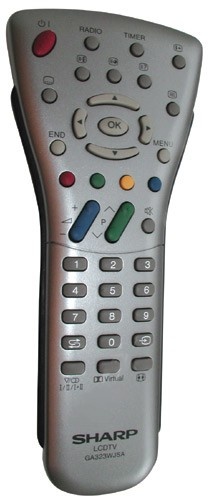 Sharp RRMCGA323WJSA, GA323WJSA - dálkový ovladač Sharp RRMCGA323WJSA, GA323WJSA - dálkový ovladač